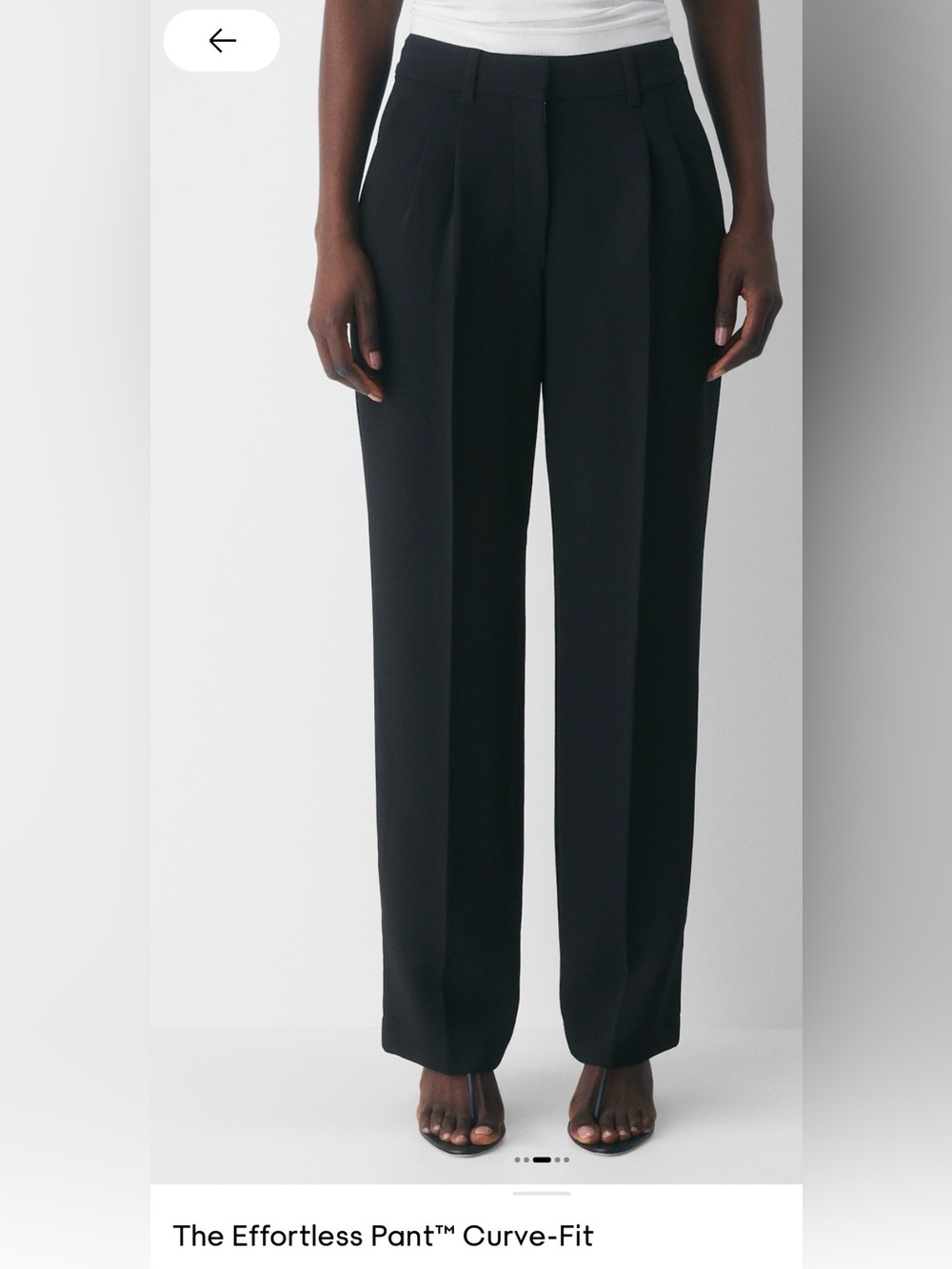 Aritzia Crepette Effortless Pant - Curve fit